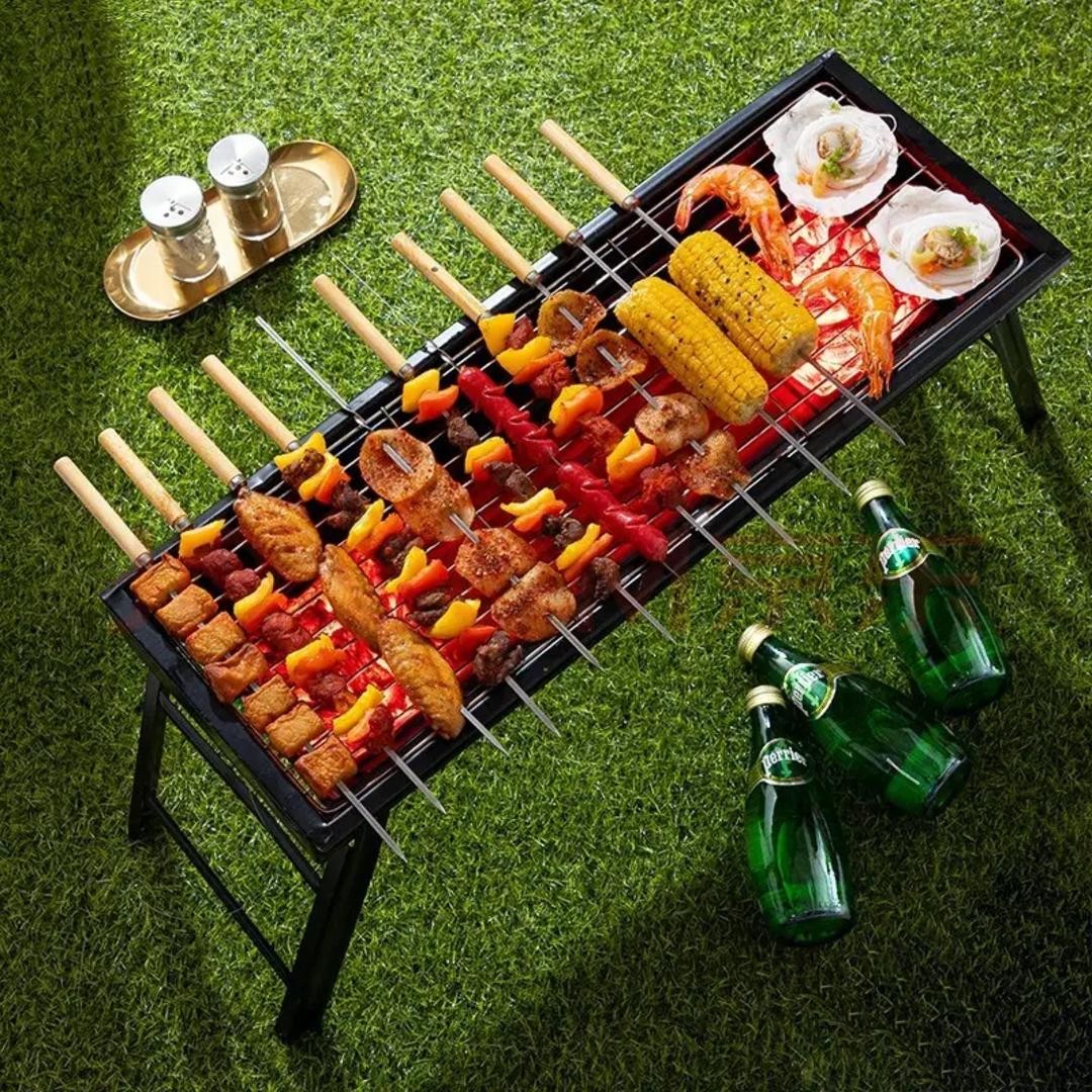 Happh Home Foldable Stainless Outdoor Barbeque Grill