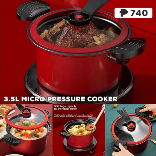 Happy Home 3.5L Micro Pressure Cooker