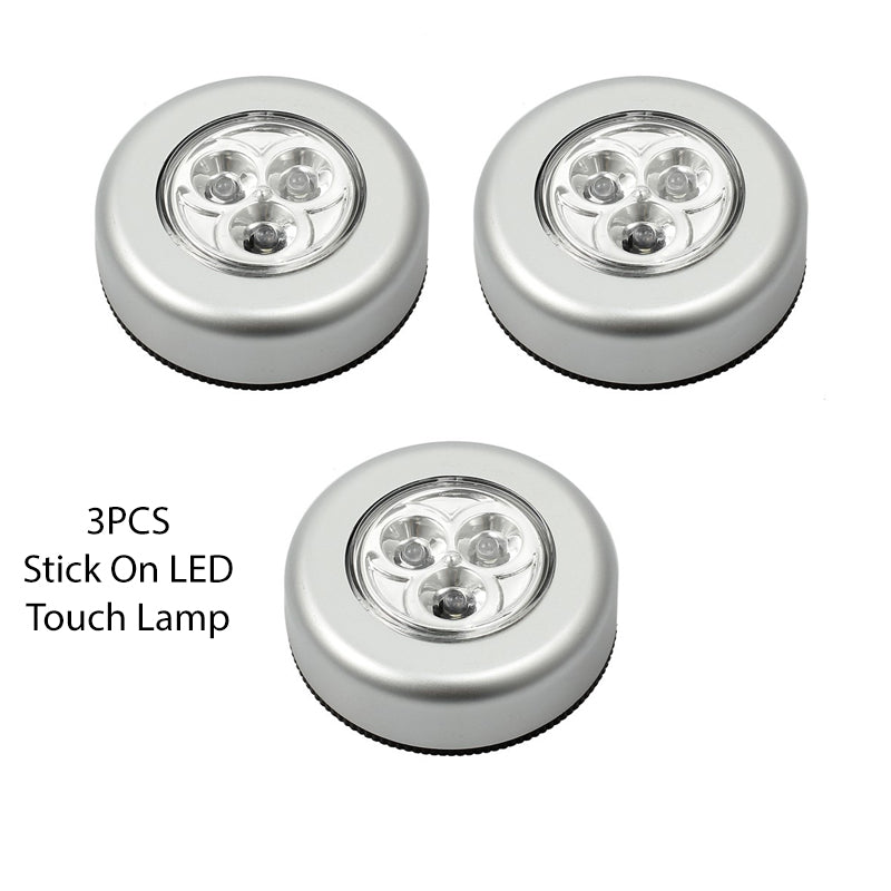 Stick-on LED Touch Lamp